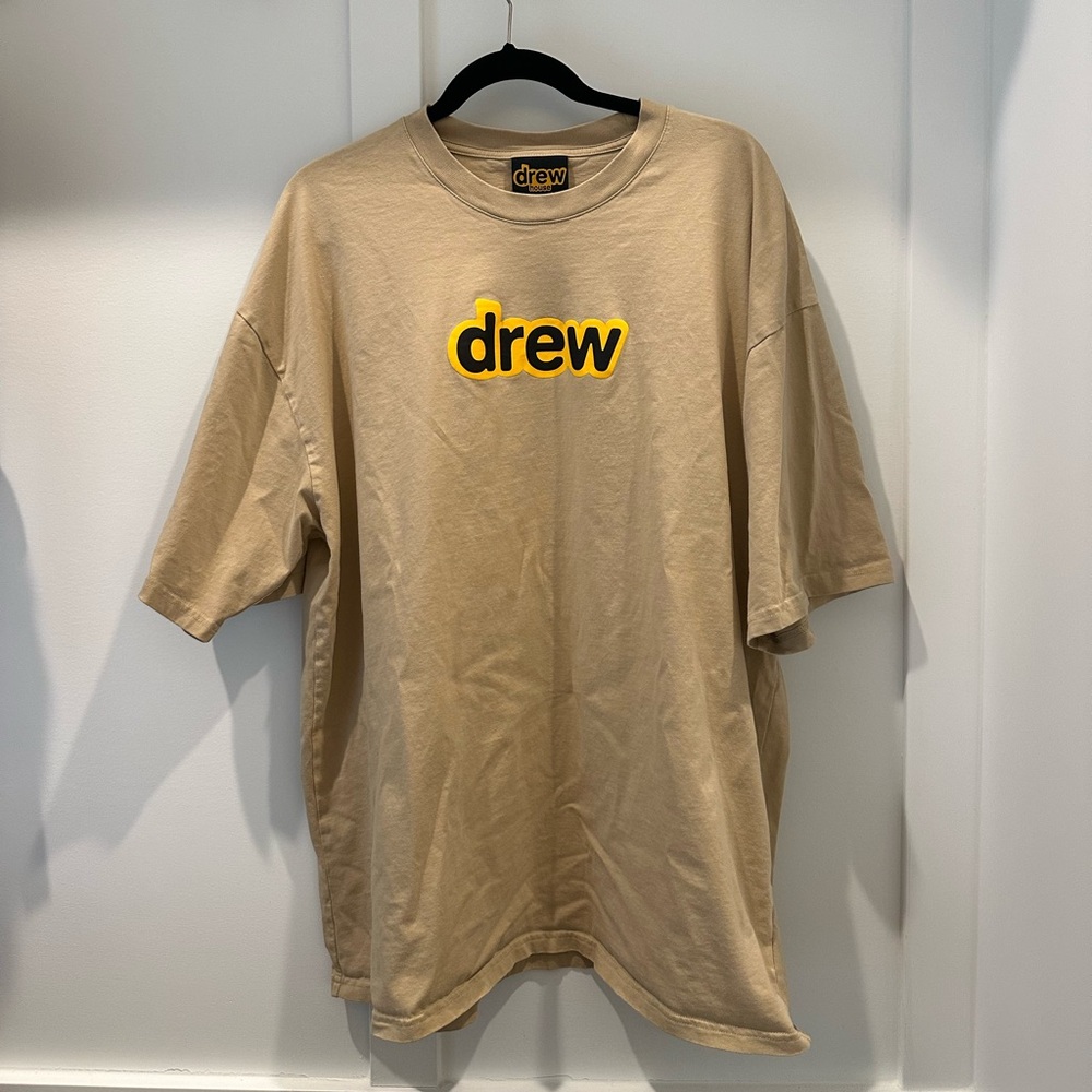 DREW House Tan Short Sleeve Tee Casual Oversized Fit